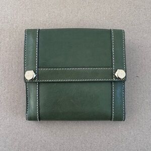 Vintage Gucci Green Bifold Wallet